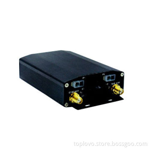 Vehicle tracker with temperature sensor for fire detective